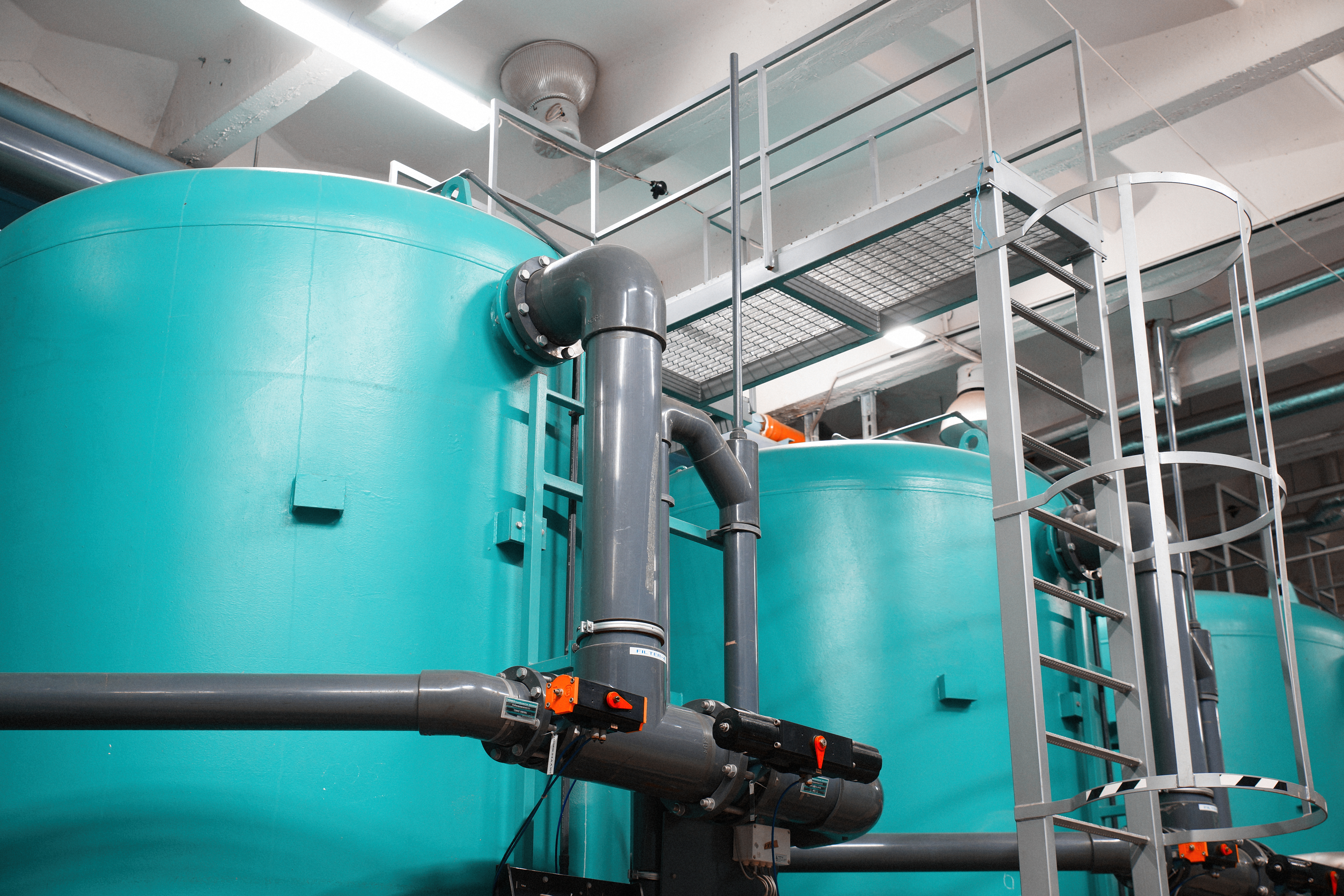Water treatment infrastructure for compliance monitoring